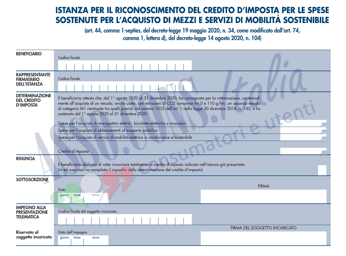 Bonus mobilità